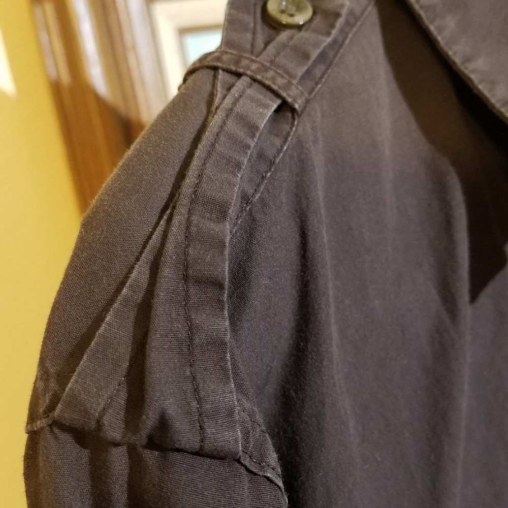 Perry Ellis button up Brown Men's size (L) A11 - Picture 3 of 5